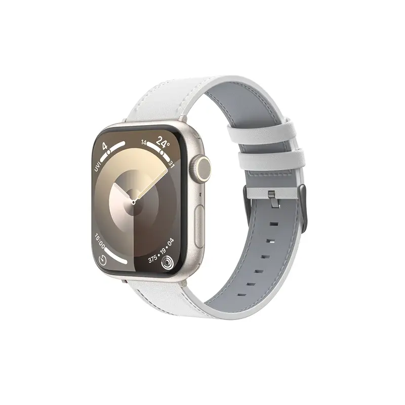Apple Watch 44 mm Uyumlu Deri Kordon - Benks Vintage