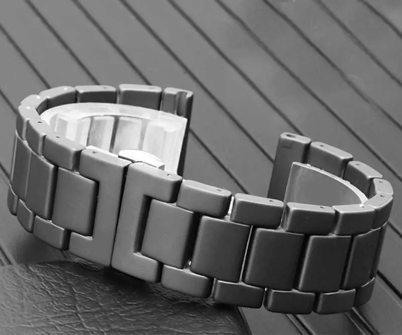 Apple Watch 44mm Mat Seramik Kaplama Metal Kordon - Zore