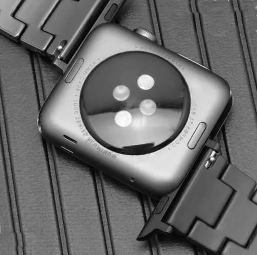 Apple Watch 44mm Mat Seramik Kaplama Metal Kordon - Zore