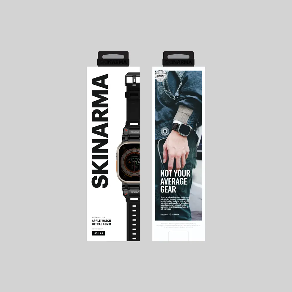 Apple Watch 44 mm Delikli Silikon Kordon - Skinarma Titon Serisi