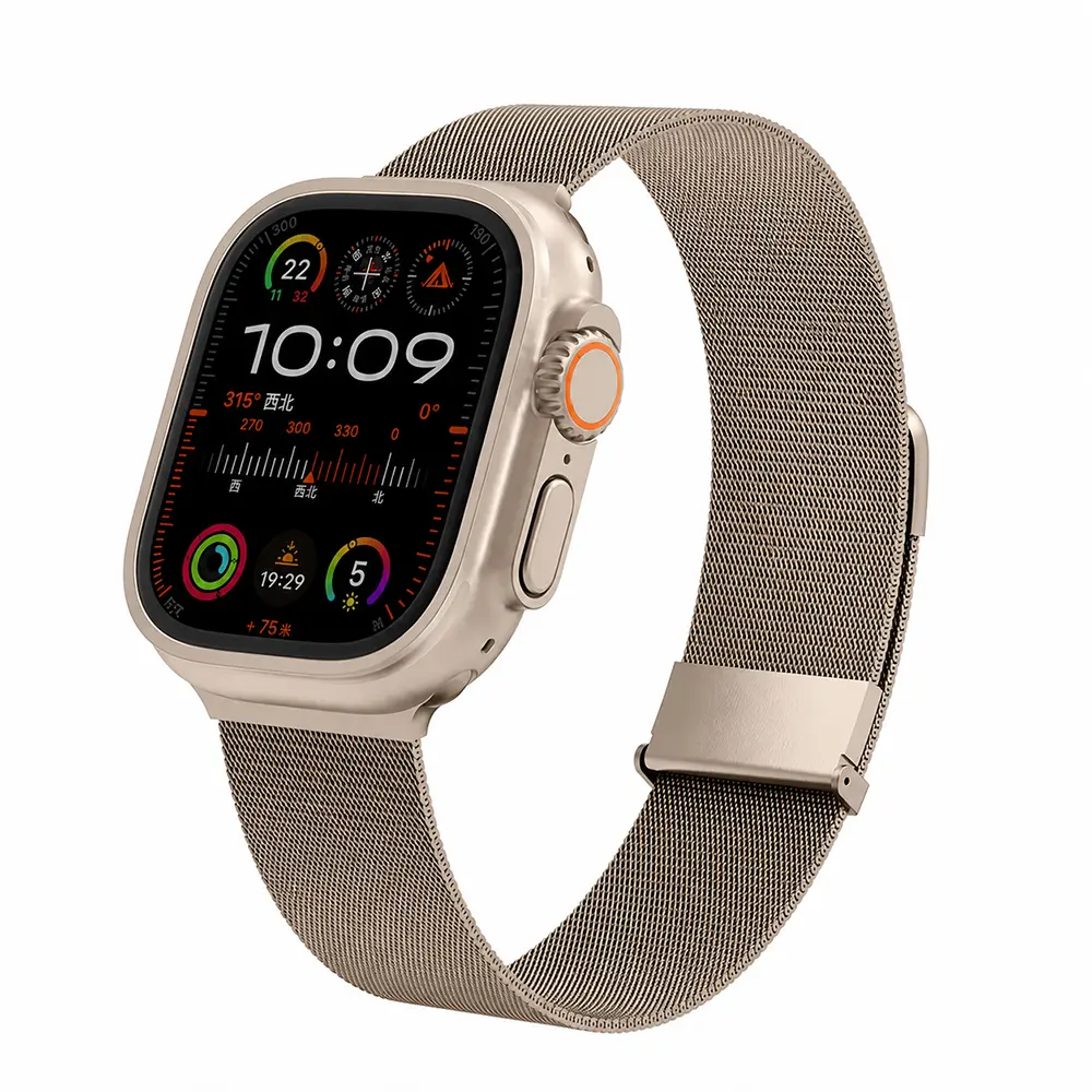 Apple Watch 44mm Wiwu MagFlex Secure Serisi Metal Kordon