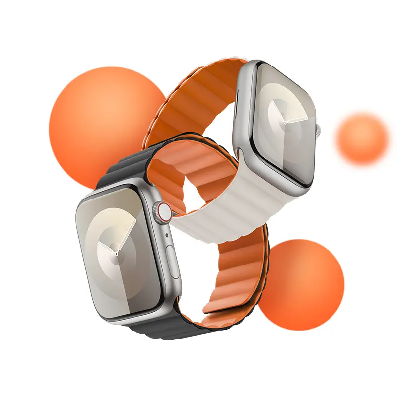 Apple Watch 40 mm Manyetik Silikon Kayış - Benks