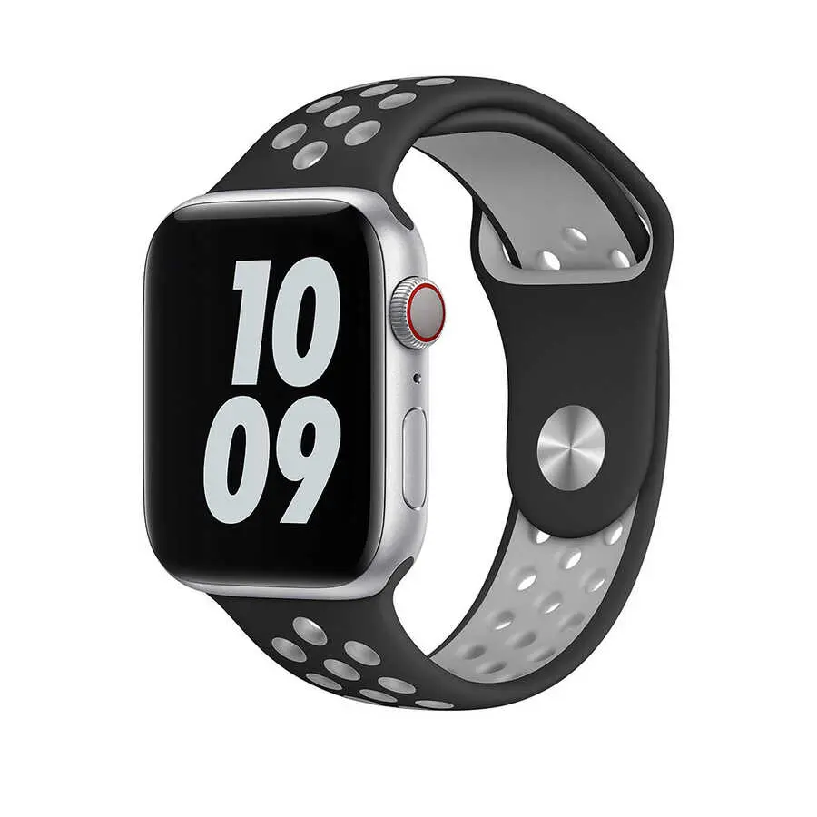 Apple Watch 40 mm Silikon Spor Kordon - Wiwu Dual Color Sport Band