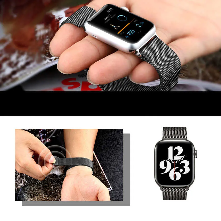 Apple Watch 40 mm Metal Kordon - Wiwu Minalo