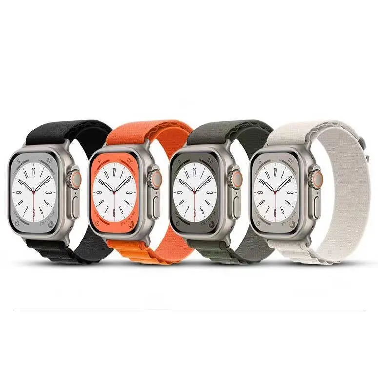 Apple Watch 40 mm Hasır Örgü Kordon - Zore KRD-74