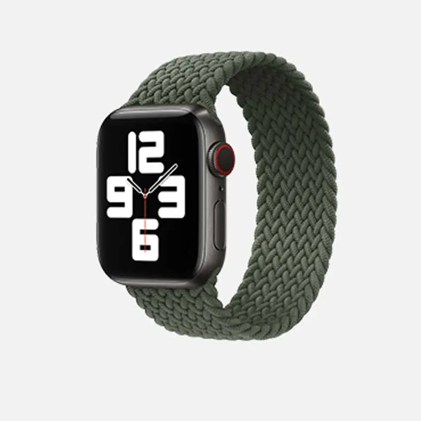 Apple Watch 42 mm Hasır Örgü Kordon - Zore KRD-32 Medium