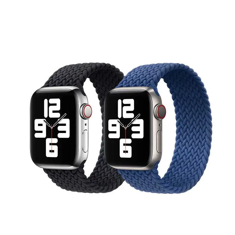 Apple Watch 42 mm Hasır Örgü Kordon - Zore KRD-32 Medium