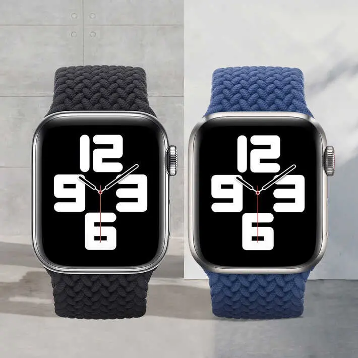 Apple Watch 42 mm Hasır Örgü Kordon - Zore KRD-32 Large
