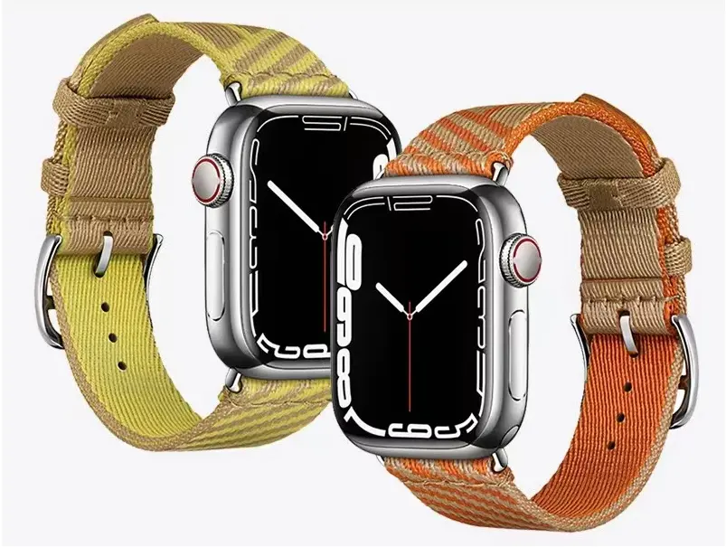 Apple Watch 42 mm Hasır Kordon, Metal Alaşım Tokalı - Zore KRD-51