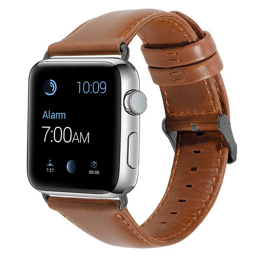 Apple Watch 42 mm Deri Kordon - Zore Luxury Leather