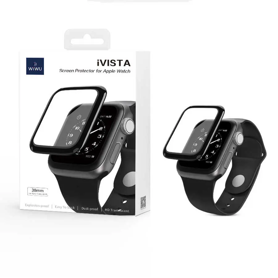 Apple Watch 42 mm 6H Temperli Cam Ekran Koruyucu - Wiwu iVista