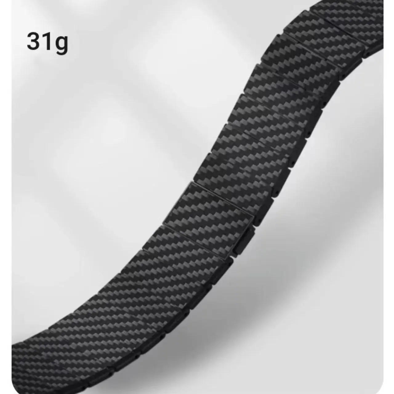 Apple Watch 42 mm 600D Karbon Fiber Kordon - Zore KRD-90