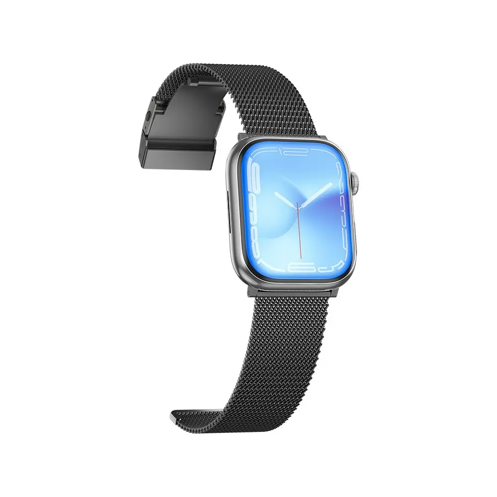 Apple Watch 41 mm Metal Hasır Kordon - Amazingthing Titan
