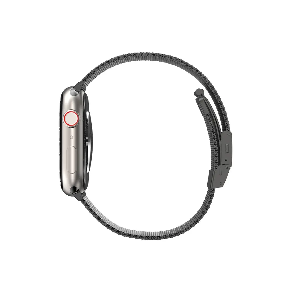 Apple Watch 41 mm Metal Hasır Kordon - Amazingthing Titan