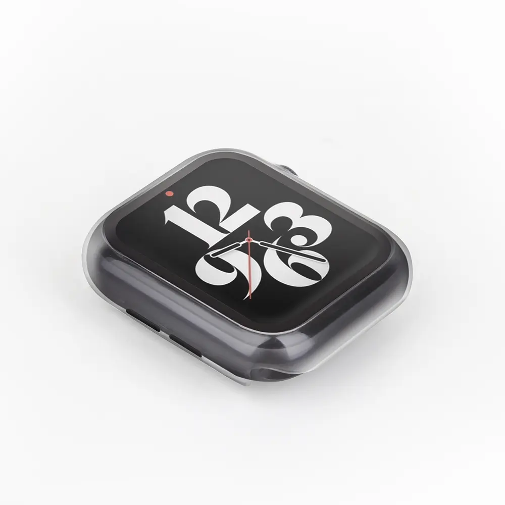 Apple Watch 41 mm Sert Silikon Kasa ve Ekran Koruyucu - Skinarma Gado