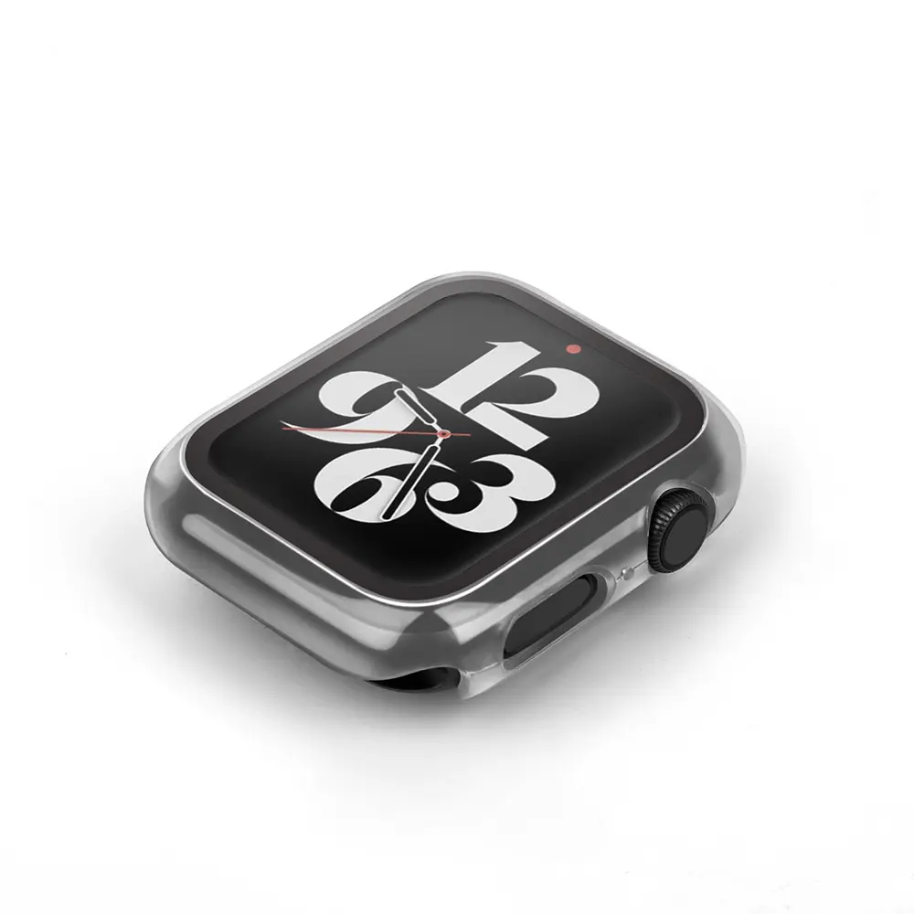 Apple Watch 41 mm Sert Silikon Kasa ve Ekran Koruyucu - Skinarma Gado