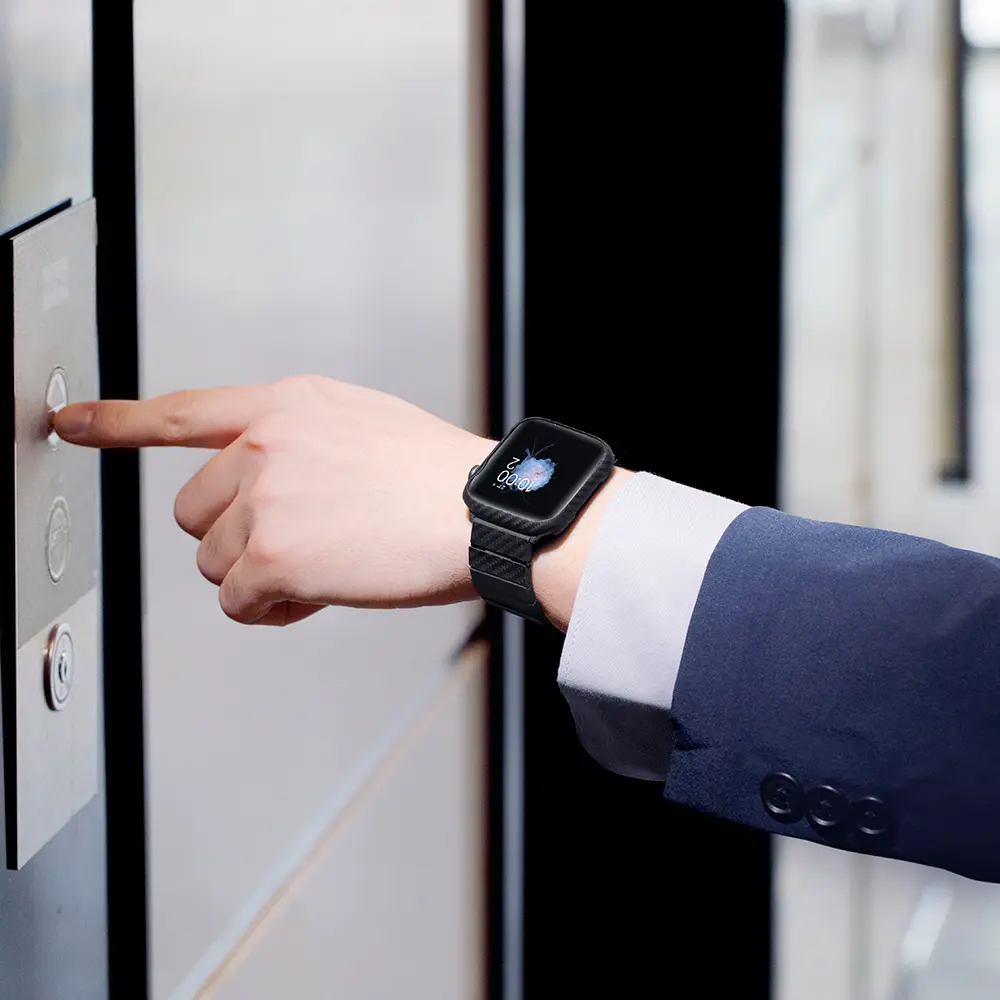 Apple Watch 45 mm İnce Kasa Koruyucu - Pitaka Air Case Classic