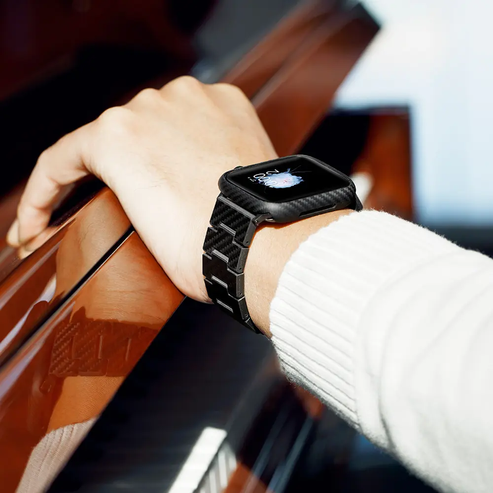 Apple Watch 45 mm İnce Kasa Koruyucu - Pitaka Air Case Classic