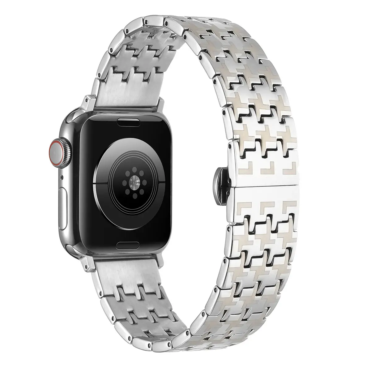 Apple Watch 45 mm Metal Saat Kordonu - Zore KRD-86