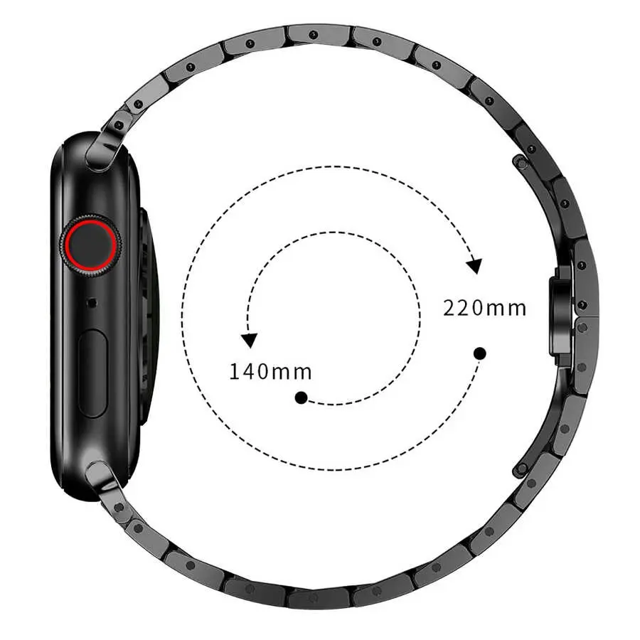 Apple Watch 45 mm Metal Kordon - Zore KRD-63