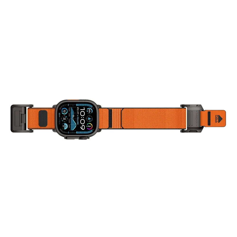 Apple Watch 7 45mm Mohseven iWatch Mecha Sport Hasır Kordon
