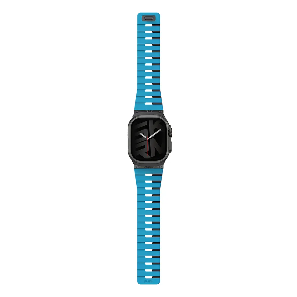Apple Watch 45 mm Manyetik TPU Silikon Kordon - Skinarma Gemini