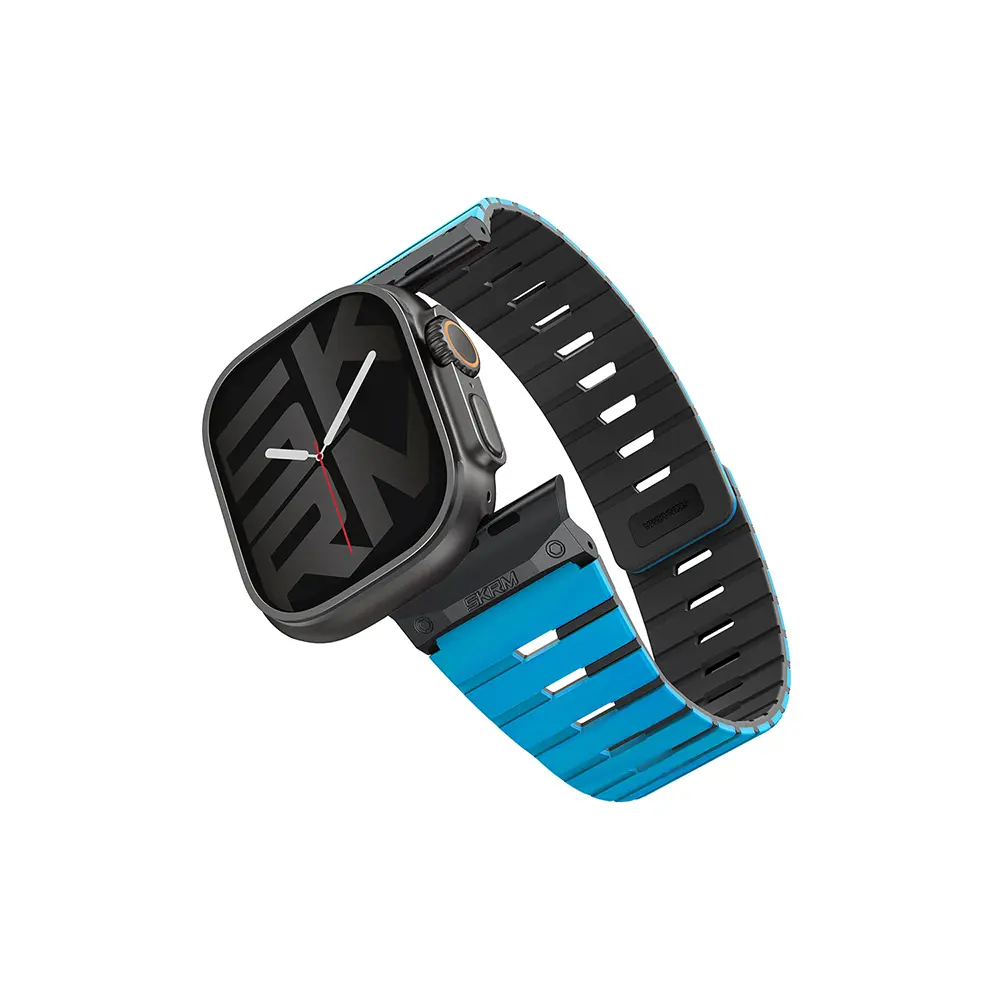 Apple Watch 45 mm Manyetik TPU Silikon Kordon - Skinarma Gemini