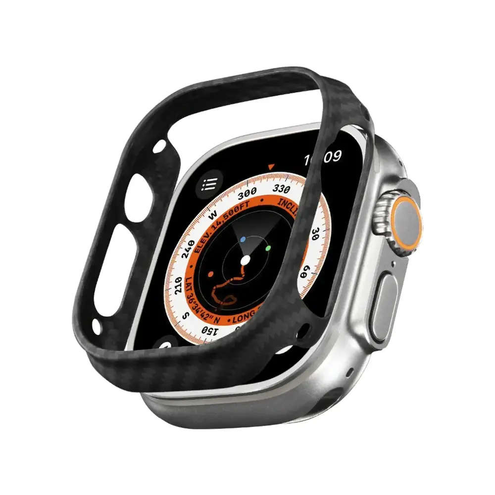 Apple Watch Ultra 49mm 600D Aramid Fiber Classic Serisi Kasa Koruyucu Pitaka Air Case