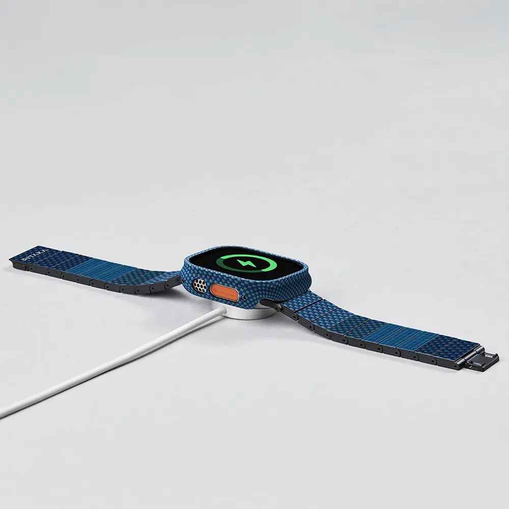 Apple Watch Ultra 49mm 600D Aramid Fiber Classic Serisi Kasa Koruyucu Pitaka Air Case