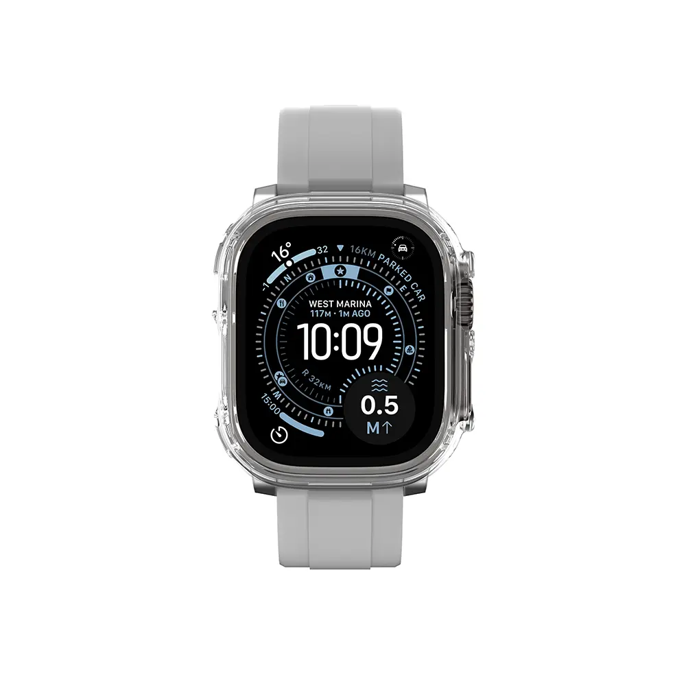 Apple Watch Ultra 49 mm Sert PC Kasa ve Ekran Koruyucu - Amazingthing Radix Minimal FullGuard