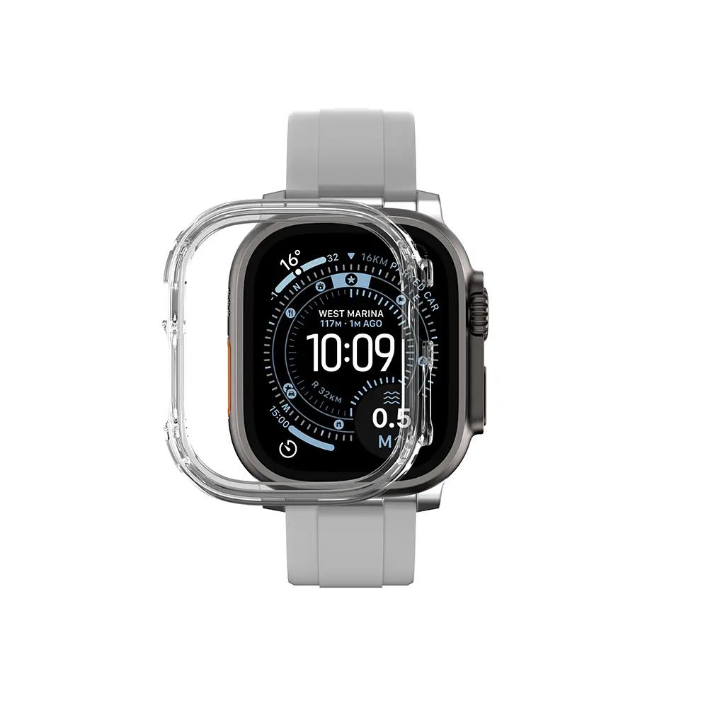 Apple Watch Ultra 49 mm Sert PC Kasa ve Ekran Koruyucu - Amazingthing Radix Minimal FullGuard