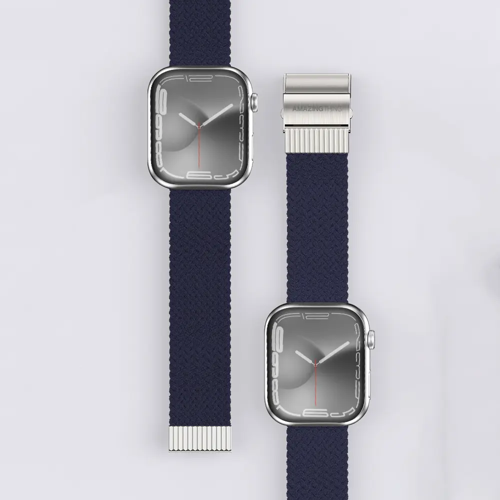 Apple Watch Ultra 49 mm Örgü Kordon - Amazingthing Titan Weave 2 Sport