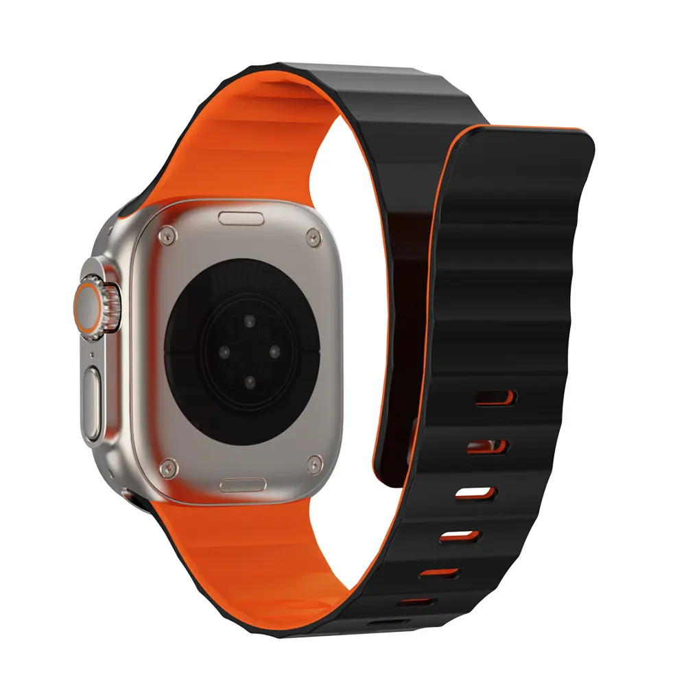 Apple Watch Ultra 49mm Wiwu Mag Secur Serisi Silikon Kordon