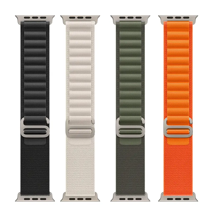 Apple Watch Ultra 49 mm Hasır Örgü Kordon - Zore KRD-74