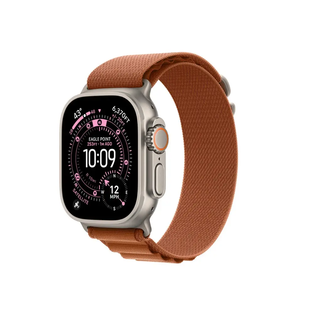 Apple Watch Ultra 49 mm Hasır Örgü Kordon - Zore KRD-74