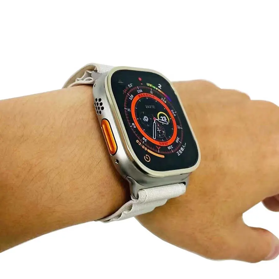 Apple Watch Ultra 49 mm Metal Kasa Koruyucu Saat Çerçevesi - Zore