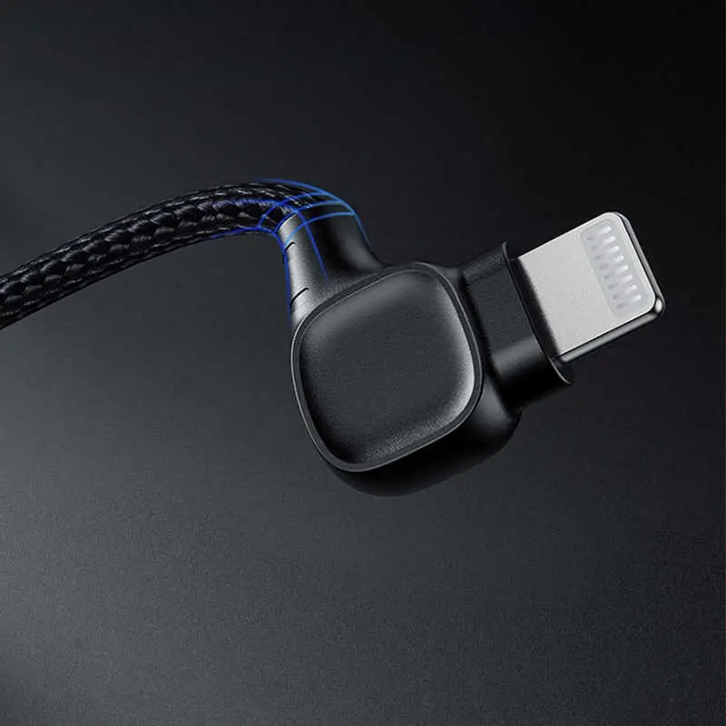 Benks M15 MFi USB-C PD Şarj ve Data Kablosu, 1.5 m, L Şeklinde Uçlu