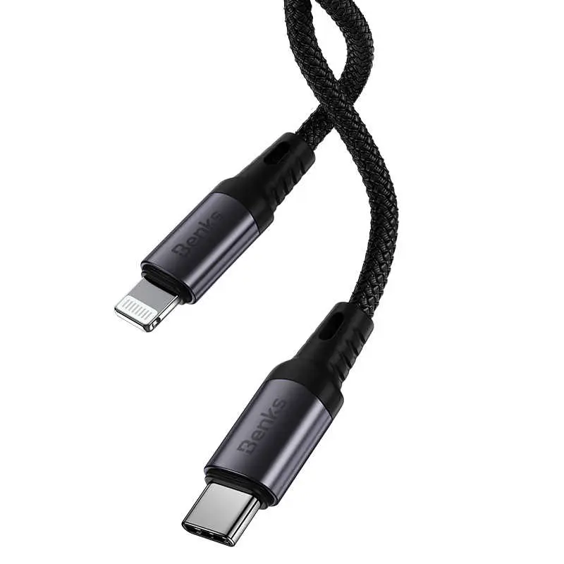 Benks M16 Speedywind PD Lightning Şarj ve Data Kablosu, 1.2 m