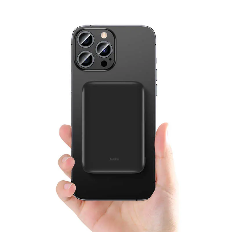 Benks MP03 MagSafe Manyetik Powerbank, 10000 mAh, 15 W Kablosuz Şarj