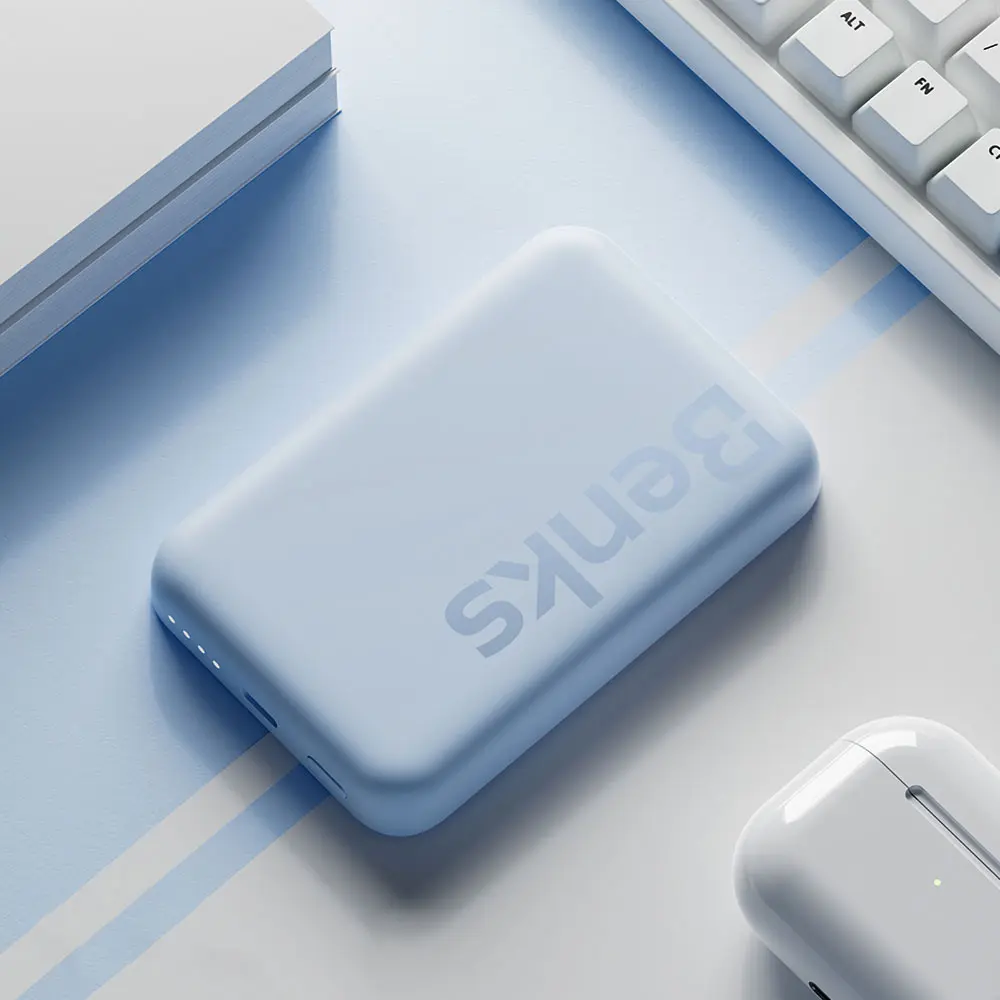 Benks MP10 MagSafe Uyumlu Manyetik Powerbank, 6000 mAh