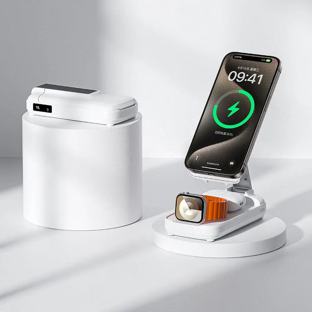 Benks MP13 10000mAh 15W Kablosuz Şarj Standlı Powerbank