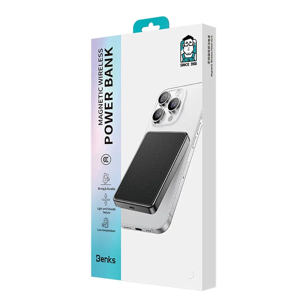 Benks MP17 ArmorGo Qi2 Manyetik Powerbank, 15W 10000mAh