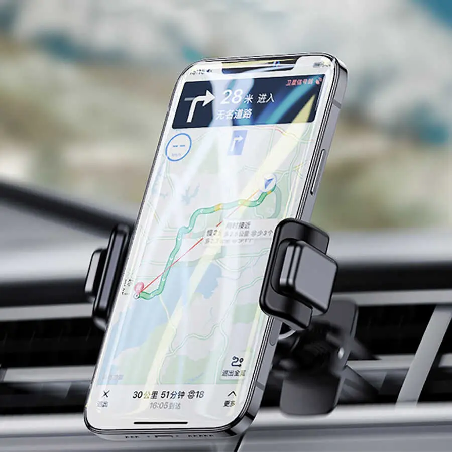 Benks CZ01 Araç Telefon Tutucu, Otomatik Mekanizmalı ve 360 Derece Dönebilen