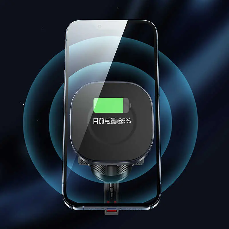 Benks CZ02 Pro Kablosuz Şarjlı Araç Telefon Tutucu, 15 W