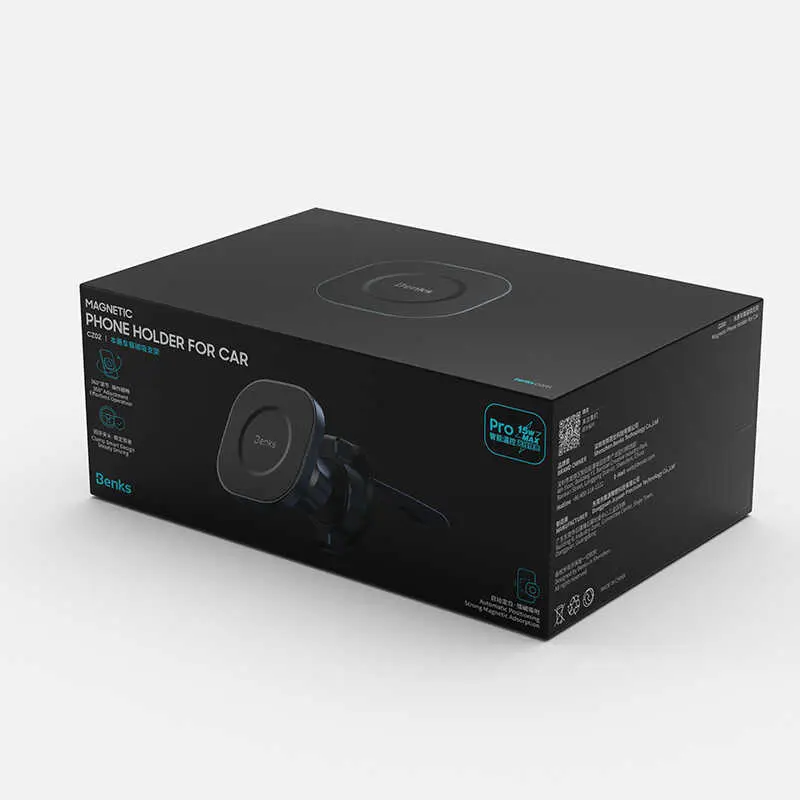 Benks CZ02 Pro Kablosuz Şarjlı Araç Telefon Tutucu, 15 W