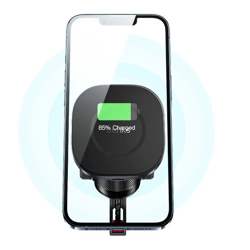 Benks CZ02 Pro Kablosuz Şarjlı Araç Telefon Tutucu, 15 W