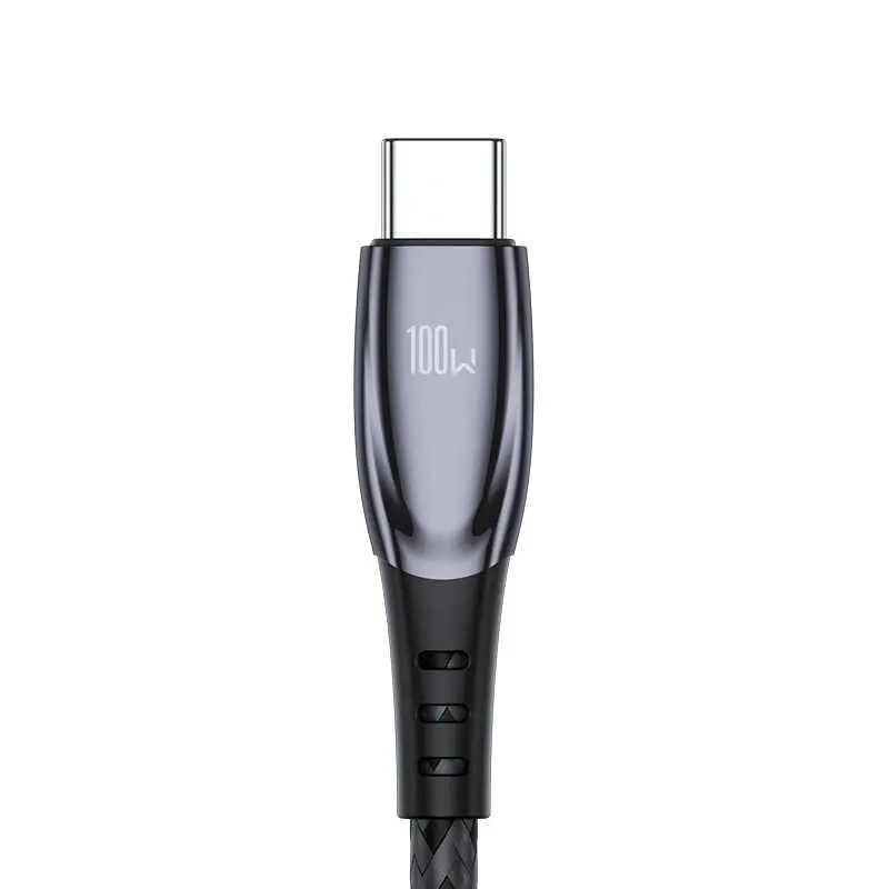 Benks D41 100W Type-C to Type-C Şarj ve Data Kablosu, 2 Metre