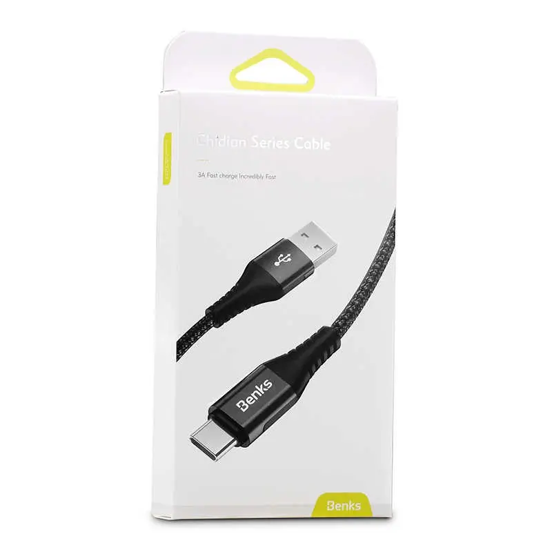 Benks D26 Type-C USB Şarj ve Data Kablosu, 1.2 m