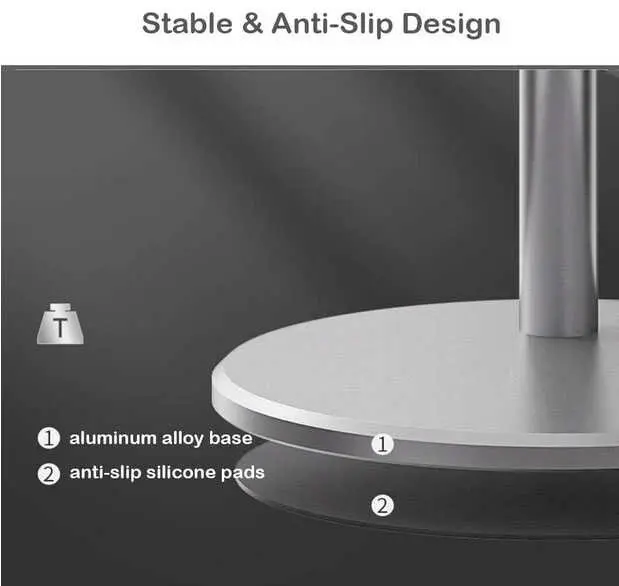 Benks L37 MagSafe Şarj Standı, 180 Derece Hareketli - Gümüş