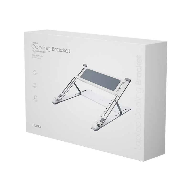 Benks SR03 Fanlı Laptop Standı, 12-18 inç Uyumlu, Ayarlanabilir